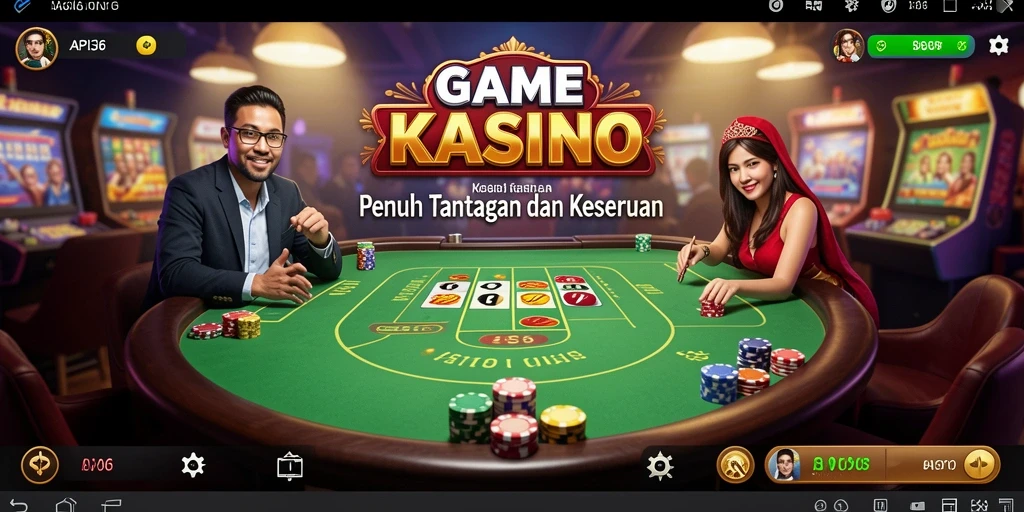 Tampilan menarik dari gameplay Kasino di API36 yang menyenangkan.