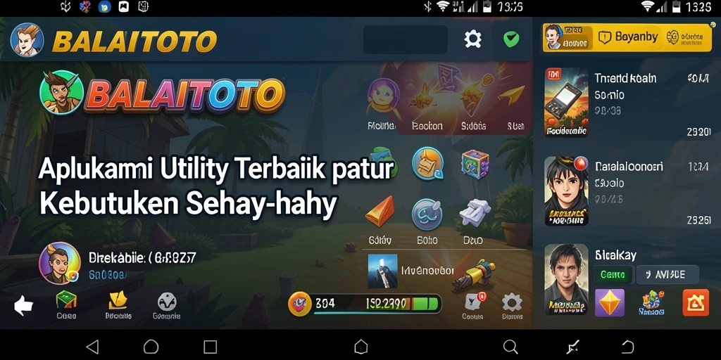 Tampilan utama aplikasi BALAITOTO yang memudahkan pengelolaan tugas.