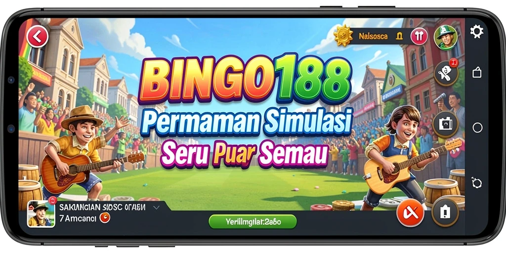 Tampilan gameplay seru BINGO188 yang interaktif.