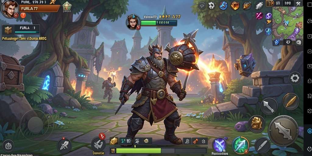 Tampilan menakjubkan dari gameplay FURLA77 yang seru dan penuh aksi.