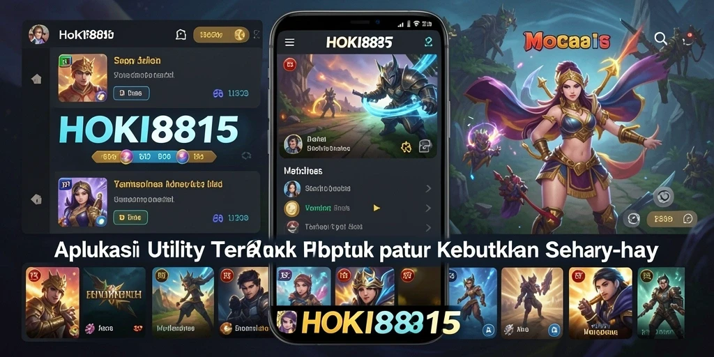 Tampilan antarmuka utama aplikasi HOKI8815 yang intuitif dan ramah pengguna.