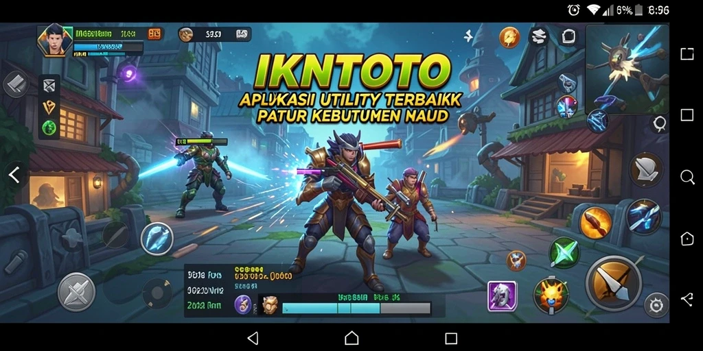 Tampilan aplikasi IKNTOTO dengan fitur pengingat yang interaktif.
