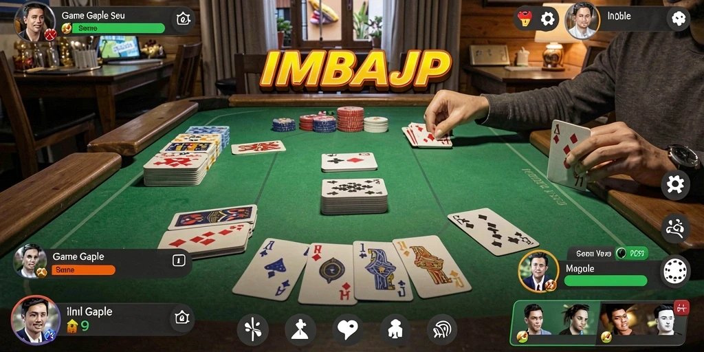 Tampilan gameplay seru dari IMBAJP dengan teman-teman.