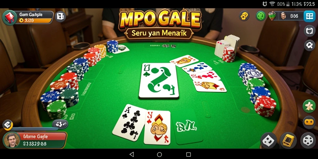Tangkapan layar MPO666 menampilkan pengalaman bermain Gaple yang seru.