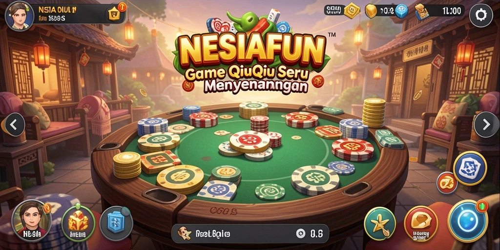Gameplay QiuQiu yang seru dan menantang di NESIAFUN.