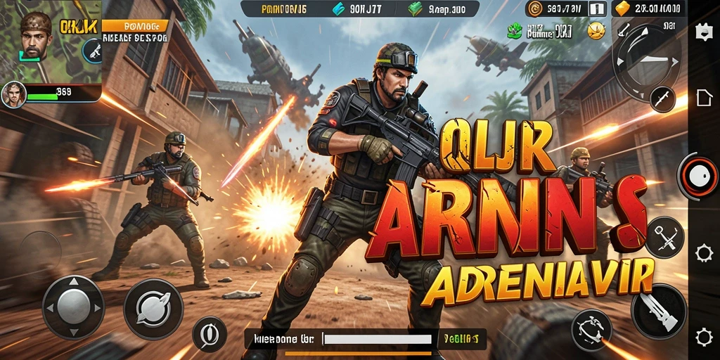 Screenshot gameplay OKJK yang menampilkan aksi seru dan karakter beragam.