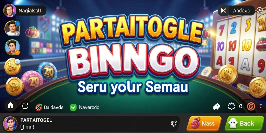 Tampilan utama gameplay Bingo di PARTAITOGEL.