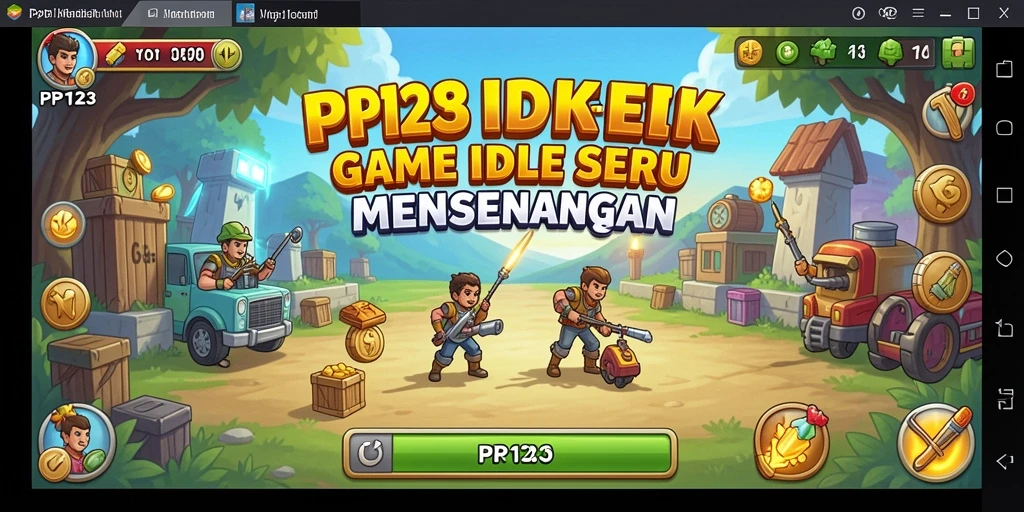 Tampilan gameplay seru PP123 yang menghadirkan karakter unik.