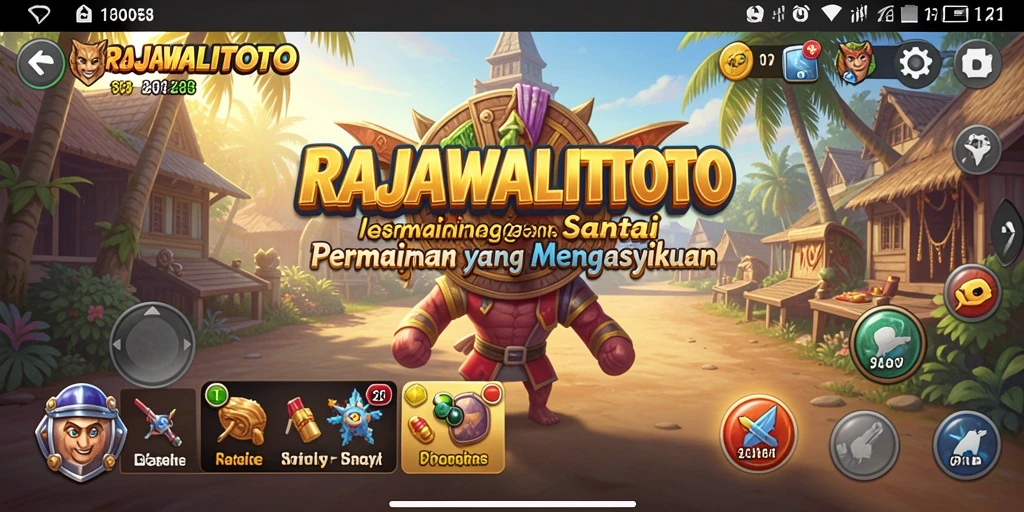 Tampilan gameplay RAJAWALITOTO yang mengasyikkan dan penuh warna.
