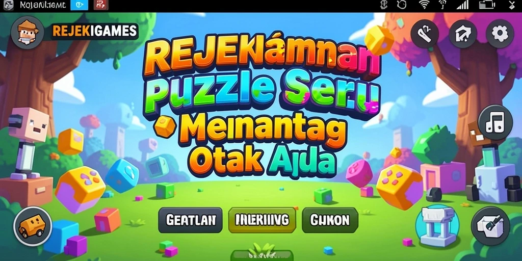 Tampilan gameplay REJEKIGAMES yang menantang dan seru.