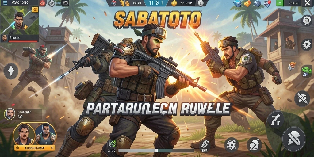 Gameplay SABATOTO yang seru dan penuh aksi.