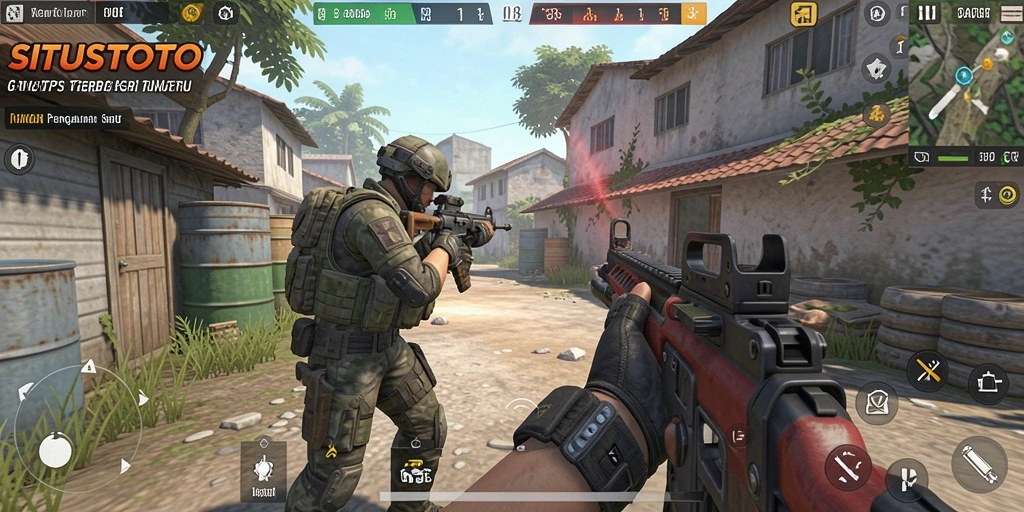 Tampilan gameplay SITUSTOTO dengan aksi seru di setiap misi.