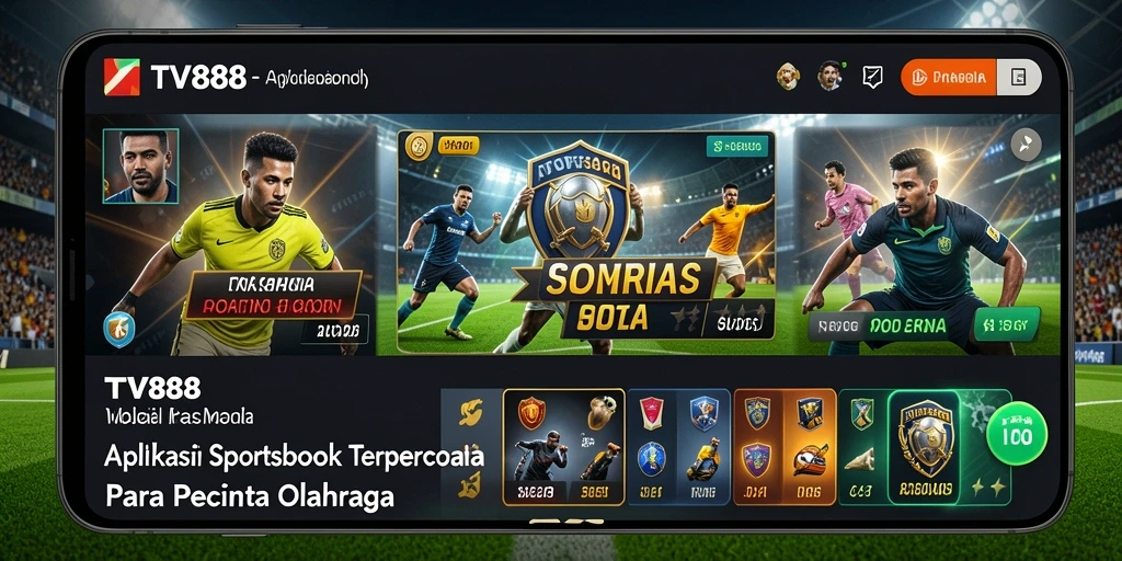 Screenshot menampilkan antarmuka taruhan olahraga yang dinamis dan interaktif.