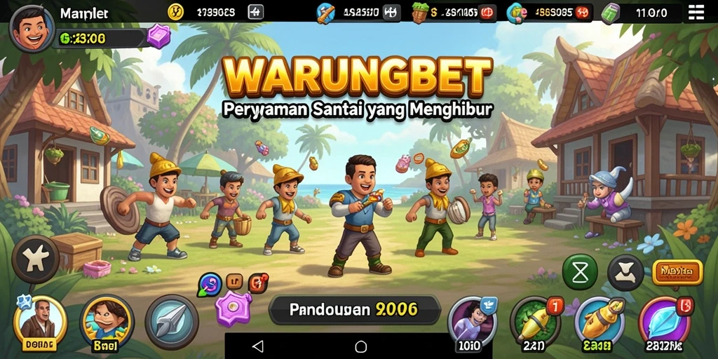 Tampilan menarik dari gameplay WARUNGBET yang penuh warna.
