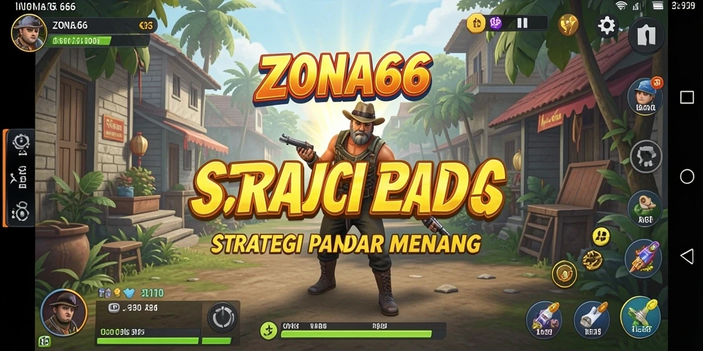 Tampilan gameplay ZONA66 dengan strategi yang mendebarkan.
